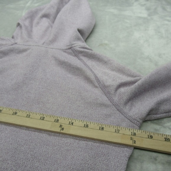 Patagonia Hoodie Womens Small Light Purple Thumbholes Full Zip Cloud Stack - Picture 16 of 16